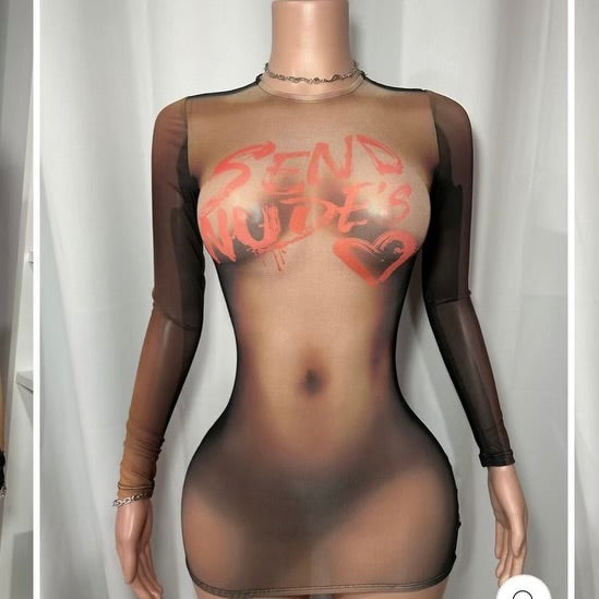 Miss Nudie Sheer Dress